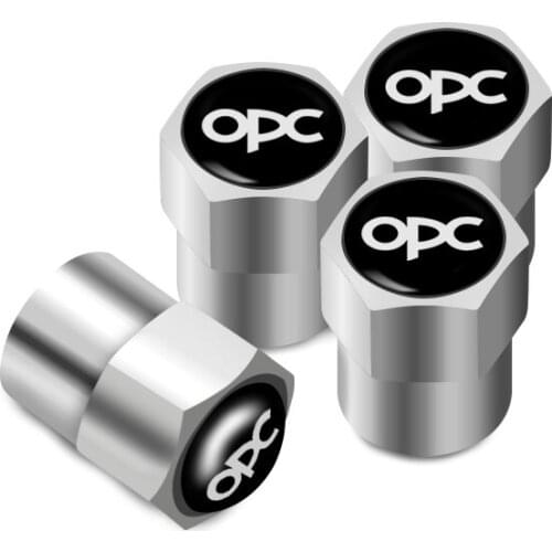 4Pcs Metal Tire Valve Cap OPC Emblem Car Tyre Air Stems Cover For Opel Insignia Corsa Astra Zafira Meriva Vectra Mokka Grandland