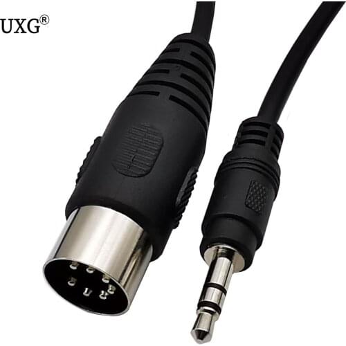 7pin DIN Cable,7-Pin Din Male to 3.5mm(1/8in) Stereo Male Professional Premium Audio Cable for Bang & Olufsen, Naim, Quad Stereo