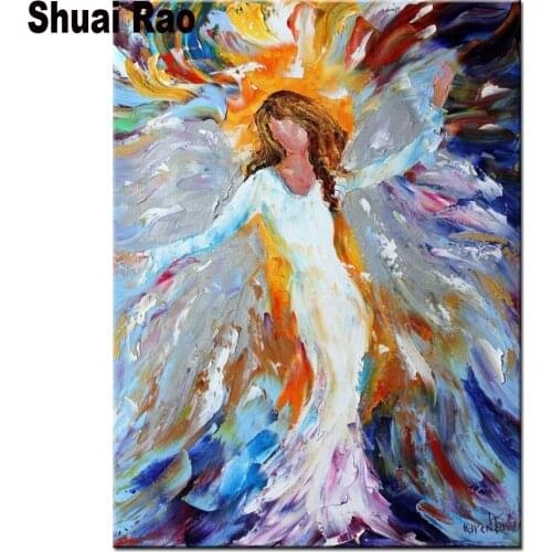 5d diamant painting cartoon angel diamond embroidery full round diy diamond painting square diamond mosaic cross stitch kit