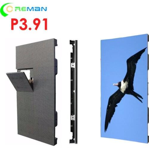Auto Brightness Adjustment indoor p3.9 p4.8 p5.9 p5.7 led display front access front service light weight cabinet