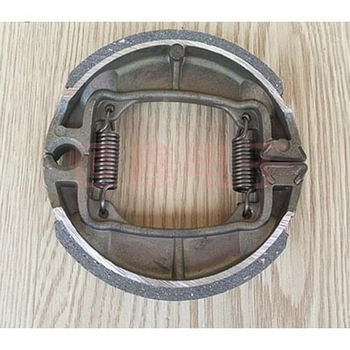 Free shipping 2-stroke bicycle AG50 motorcycle accessories for Suzuki motorcycle parts AD50 brake shoes SJ50 brake pads 50cc