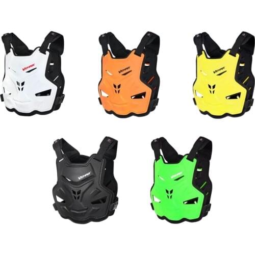 Adult Motorcycle Dirt Bike Body Armor Protective Gear Chest Back Protector Protection Vest for Motocross Skiing Skating
