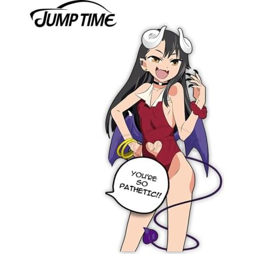 JumpTime 13 x 5.8cm Miss Nagatoro SUCCUBUS NAGATORO Dont Toy With Me Car Stickers and Decals Vinyl Car Wrap Anime DIY Decoration
