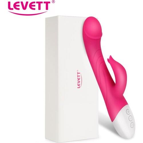 LEVETT 64 Vibration Rabbit Vibrators For Women Dildos Erotic Sex Toys femme Clitoris Stimulate Vagina G Spot Wibrator Sexshop