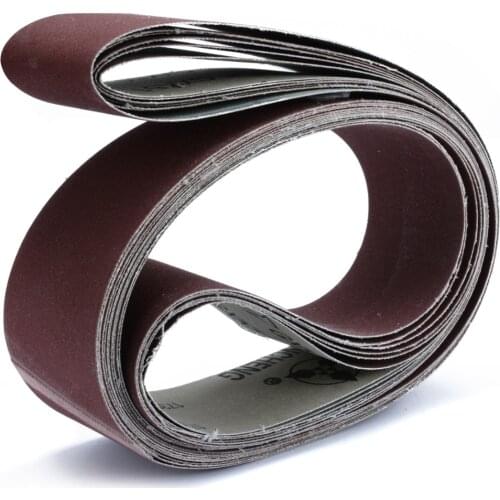 6Pcs 5*182cm Sanding Belts 180/240/320/400/600/800# Grit Sanding Belts Power Abrasive Tools Universal For Wood Metal Leather