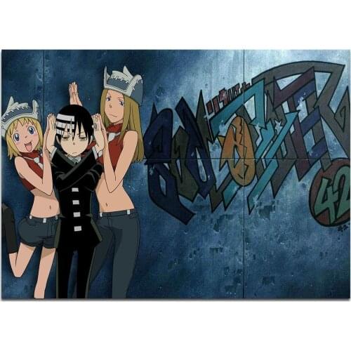 Soul Eater Wall Art Poster Canvas Painting Nordic Wall Pictures Living Room Home Decor No Frame Anime Decor
