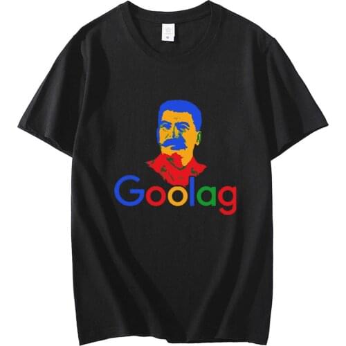 2021 New Goolag USSR Stalin Artsy Awesome Artwork Drawing Couple T-shirts Graphic Comfortabled Tee Oversized Unisex Streetwears