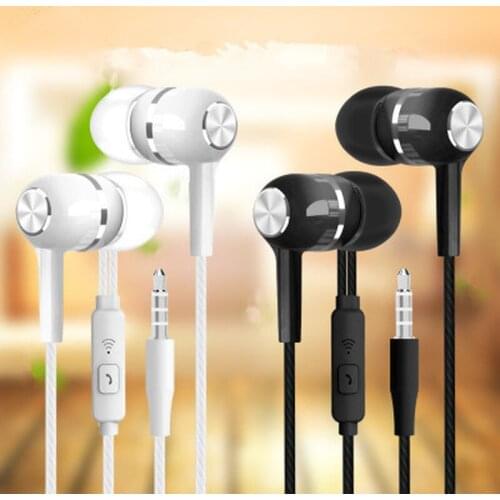Olhveitra Headset Gamer Earbuds Earphones Wired For iPhone Android 3.5mm In-Ear Handsfree Sport Bass Stereo Auriculares With Mic