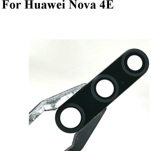 Original New For Huawei Nova 4E Back Rear Camera Glass Lens Cover For Nova 4E 4E test good nova4e Replacement Parts