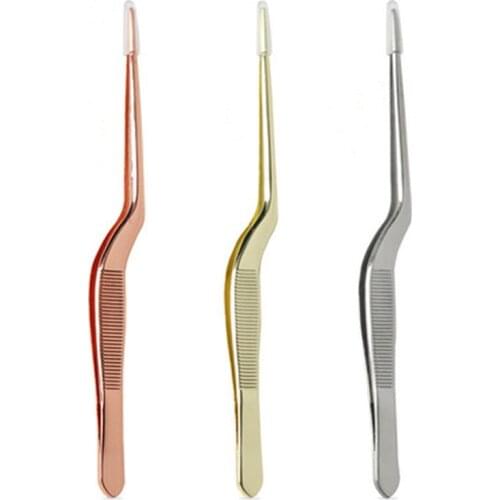 1Pcs Professional Stainless Steel Anti-Static Anti-Corrosion Eyelash Tweezers Super Hard False Eyelash Extension Tool