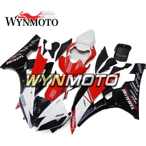 Complete Fairings Kit For Yamaha R6 2006-2007 06 07 Year White Red Black Injection ABS Plastics Motorbike Panels Bodywork Frames