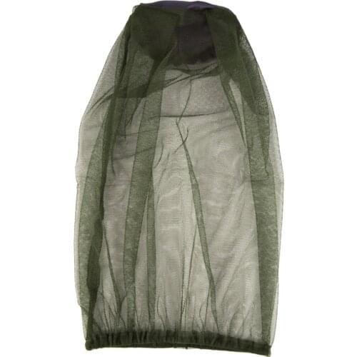 Outdoor Hiking Camping Mosquito Mesh Cap Beekeeping Head Net Bug Hat Mesh Face Head Protector