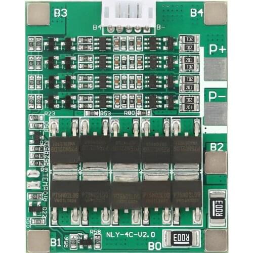 Battery Tester 4S 50A Battery Protection Board 3.2V LiFe Battery BMS Printed Circuit Board Testing Equipment