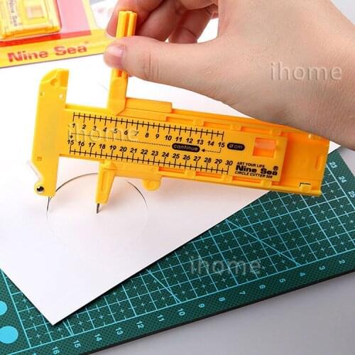 High Quality Taiwans Brand Tailoring Round draw Compass Knife Circle Cutter Utility knife DIY Handmade Essential Sewing Tool