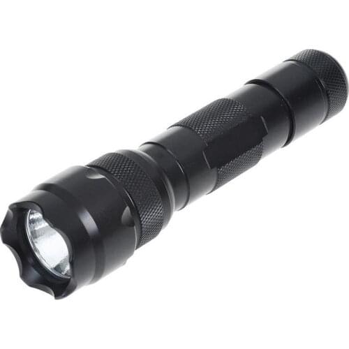 Highlight White Light LED Flashlight Torch WF-502B 980lm 3-mode T6 LED Lamp Torchlight 18650 Flashlight w/ Clip Camping Light