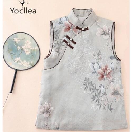Женские зимние жилеты YOCLLEA China At AliExpress