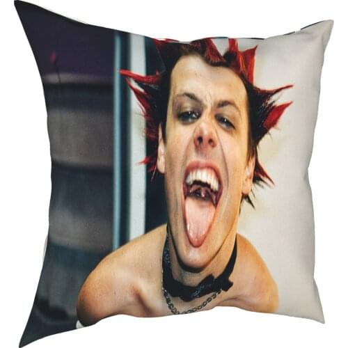 Yungblud Pillow Case 30X50Cm Silk Natural Silk 100 Pillowcases 70 Cm Decorative Long Anime Pillow Pillow Cover Pillowcase