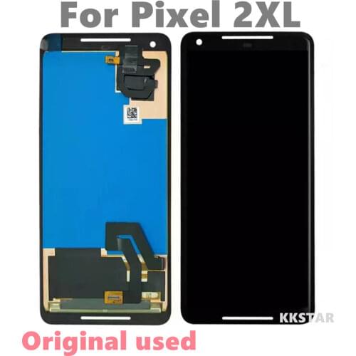 100% Original Pixel 2xl LCD For Googl e Pixel 2 XL LCD Display Touch Screen Digitizer Assembly Pixel 2 XL Screen￼ Used and Spot