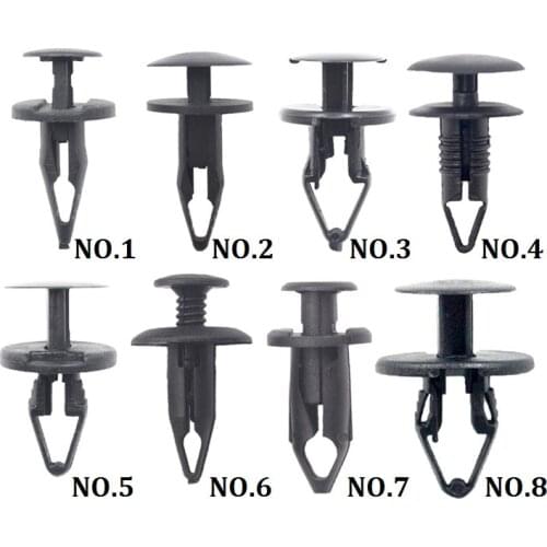 100 Pieces Push In Plastic Rivets Fixed Clips For Ford Fenders Splash Shield Fastener For ford s max