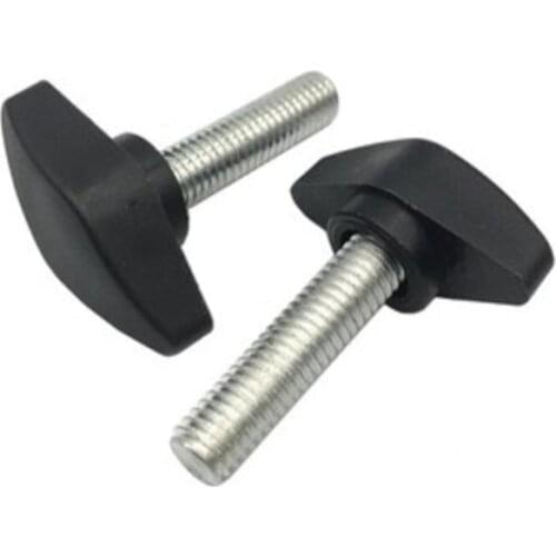 2-5pcs/lot M6 M8 T type Nylon Plastic Head Handle Thumb Screw Bakelite Bolt