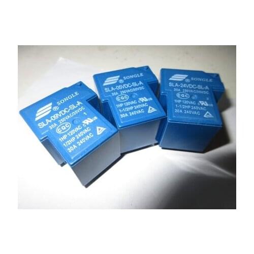 2 teile/los Power s SLA-05VDC-SL-A SLA-12VDC-SL-A SLA-24VDC-SL-A SLA-48VDC-SL-A 5 V 12 V 24 V 48 V 30A 5PIN T90