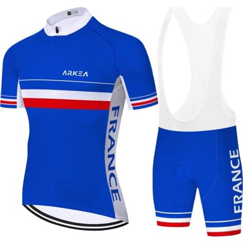 2021 france Conjunto Ciclismo Masculino Fietskleding Heren Cycling Jersey Bermuda Ciclismo Maillot Ciclismo Hombre Велосипедки