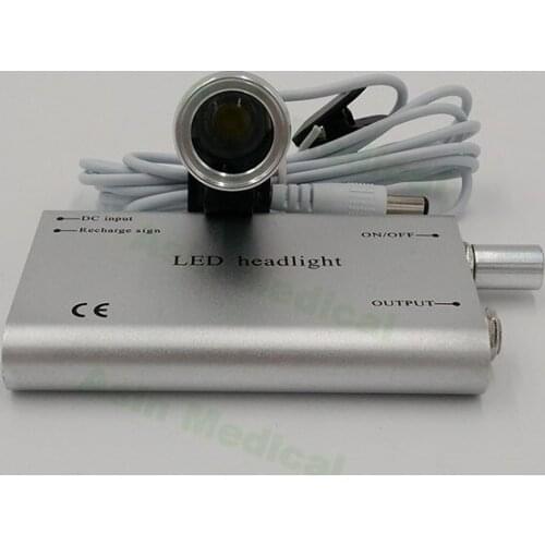 DEASIN Brand New Portable LED Head Light Lamp for Dental Surgical Medical Binocular Loupes