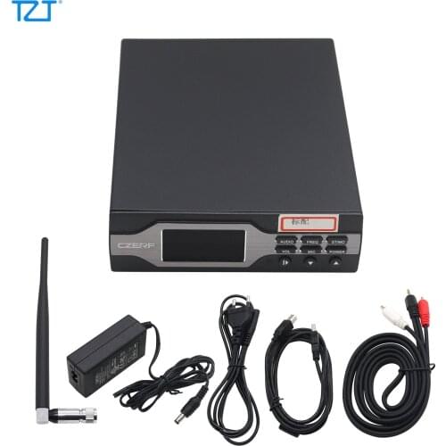 TZT 0-1W FM Broadcast Transmitter FM Stereo Transmitter Kit with Antenna 1KM CZE-01B Standard Version