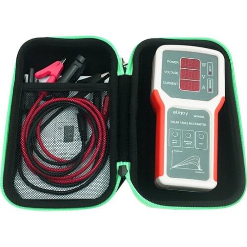 WS400A Photovoltaic Panel Power Supplys Multimeter Solar Panel MPPT Tester Open Circuit Voltage Troubleshooting Utility Tool