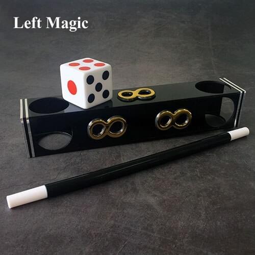 Jumbo Dice Tunnel Magic Tricks Dice Spots Change in Tunnel Magia Magician Stage Illusion Gimmick Props Funny Mentalism