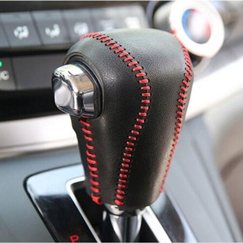 For Honda CRV CR-V 2012 2013 2014 2015 2016 Leather Car Gear Stick Shift Knob Shifter