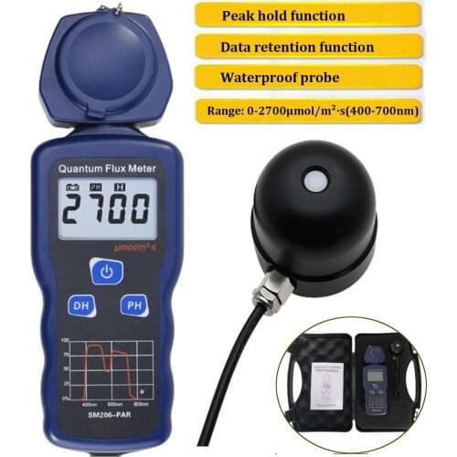 Quantum Flux Tester with Waterproof Probe Underwater Detection Peak Hold Function