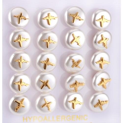 LUXUKISSKIDS Hot Sale Fashion Pearl Stud Earrings New 10mm White Pearl Earrings for wedding jewelry gift