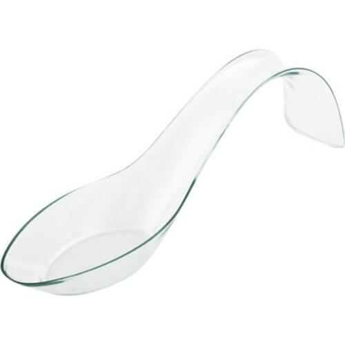 Promotion - Party Wedding Supplies, Disposable Plastic Tableware, 128*32mm Transparent Dessert Spoon, 20/Pack
