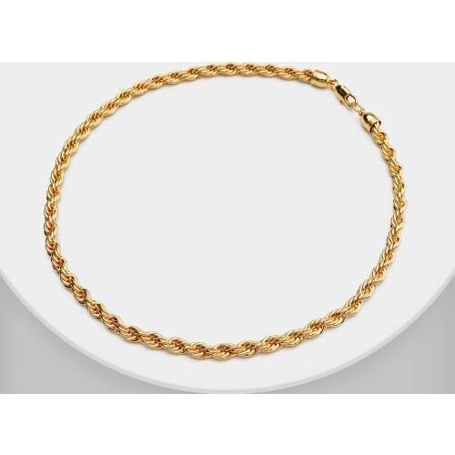 XL32369 Trendy twist shape choker 2 colors necklace