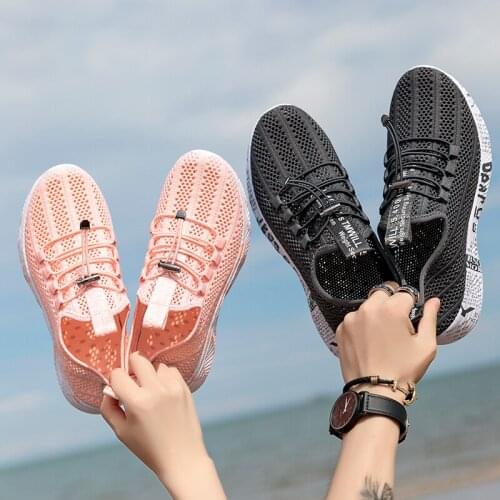 Men Aqua Shoes Barefoot Beach Shoes For Women Upstream Shoes Quick Dry River Sea Water Sneakers Breathable Hiking Sport Shoes