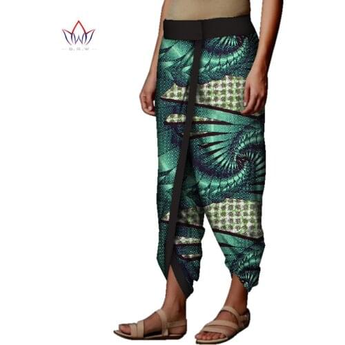 Men Pants Dashiki 100% Cotton African Wax Print Trousers Clothes Customized Casual Long Pants African Style Clothing WYN627