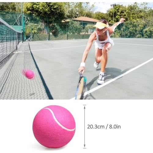 Inflatable Tennis Ball Standard 8 inches Practice Tennis For Training Exercise