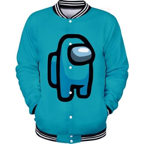 New Fashion Candy Colors Game Anime Cartoon 3d Baseball Jacket Coat Men Women Hoodie Sweatshirt Long Sleeve Hoodies Jackets Tops