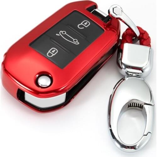 New Soft TPU 3 Button All inclusive Car Key Case Cover For Peugeot 107 308sw 407 208 508 408 2018 Accessories Protection Shell