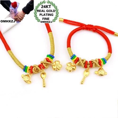 OMHXZJ Wholesale CA384 European Fashion Hot Woman Man Party Birthday Wedding Gift Key Coat Hat Beads DIY 24KT Gold Pendant Charm