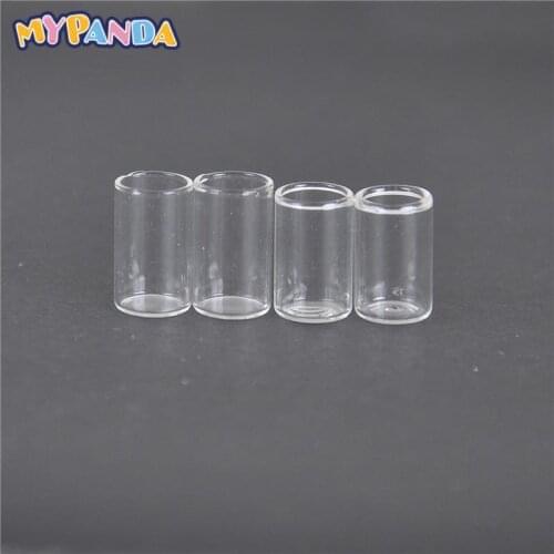 4pcs/set Plastic Transparent Home Glass Model Goblet Miniature Mini Wine Beer Cup Dollhouse Craft DIY Parts 1:12 Scale