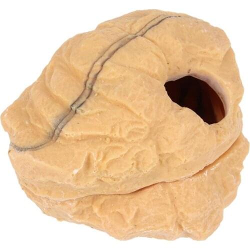 Powerlong Crawler Hiding Cave Lizard Turtle Hide Rest Cave Reptiles House Hide Habitat Aquarium Landscaping Terrarium Decor