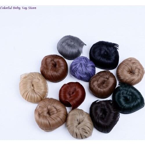 12 Colors 5cmx100cm Diy Hair Fringe Bangs Accessories Colourful Black Falxen Blown Khaki Straight Hair For 1/3 1/4 1/6 Doll