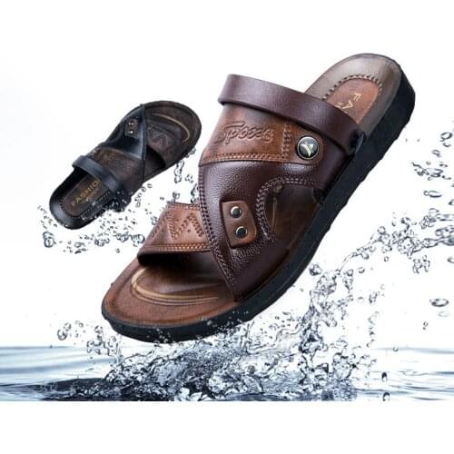 2020 New Summer Sandals Men Outdoor Casual Men Shoes Non-Slip Breathable Beach Sandals Two Ways Wearing Shoes Sandalias Hombre