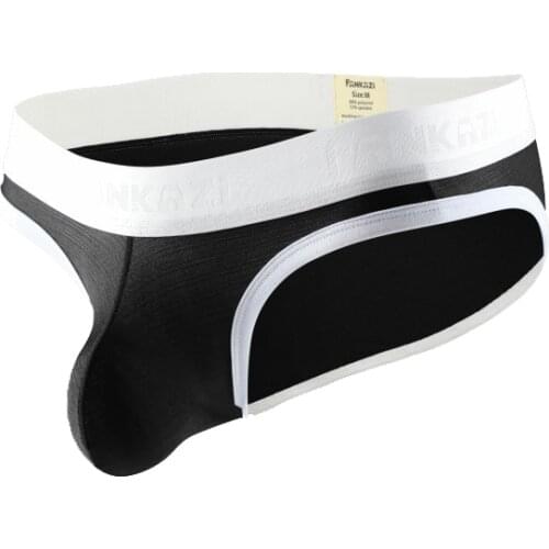 Sexy Panties For Male Low-waist Soft Brief Men Bulge Pouch Elastic Band Underwear Homme Breathable Bikini