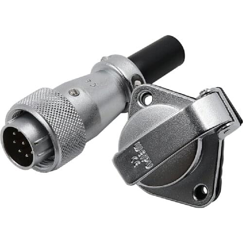 WEIPU WS16 TQ+ZG 5A 10A Industry M16 Waterproof Connector 2 3 4 5 7 9 10 Pin LED Solar Electrical Power Connectors Panel Mount