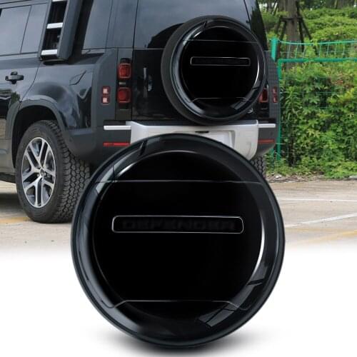ABS REAR TRUNK SPARE TIRE TURTLE SHELL COVER FOR 2020 LAND ROVER DEFEND 110 130 ABS CAR SPARE TIRE