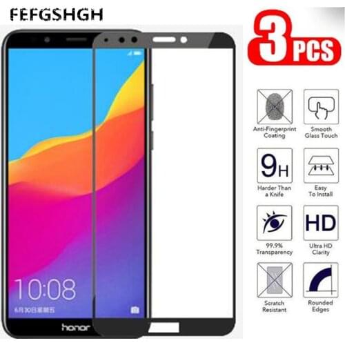 Protective Glass On Honor 7A Pro Tempered Glas For Huawei Honor7A A7 7 A Cristal Screen Protector HonorA7 2.5D Full Cover Film
