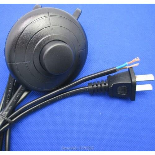 1 PCS foot switch line floor lamp Table lamp wall lamp general hotel globally applicable certification upscale foot switch 1.8m